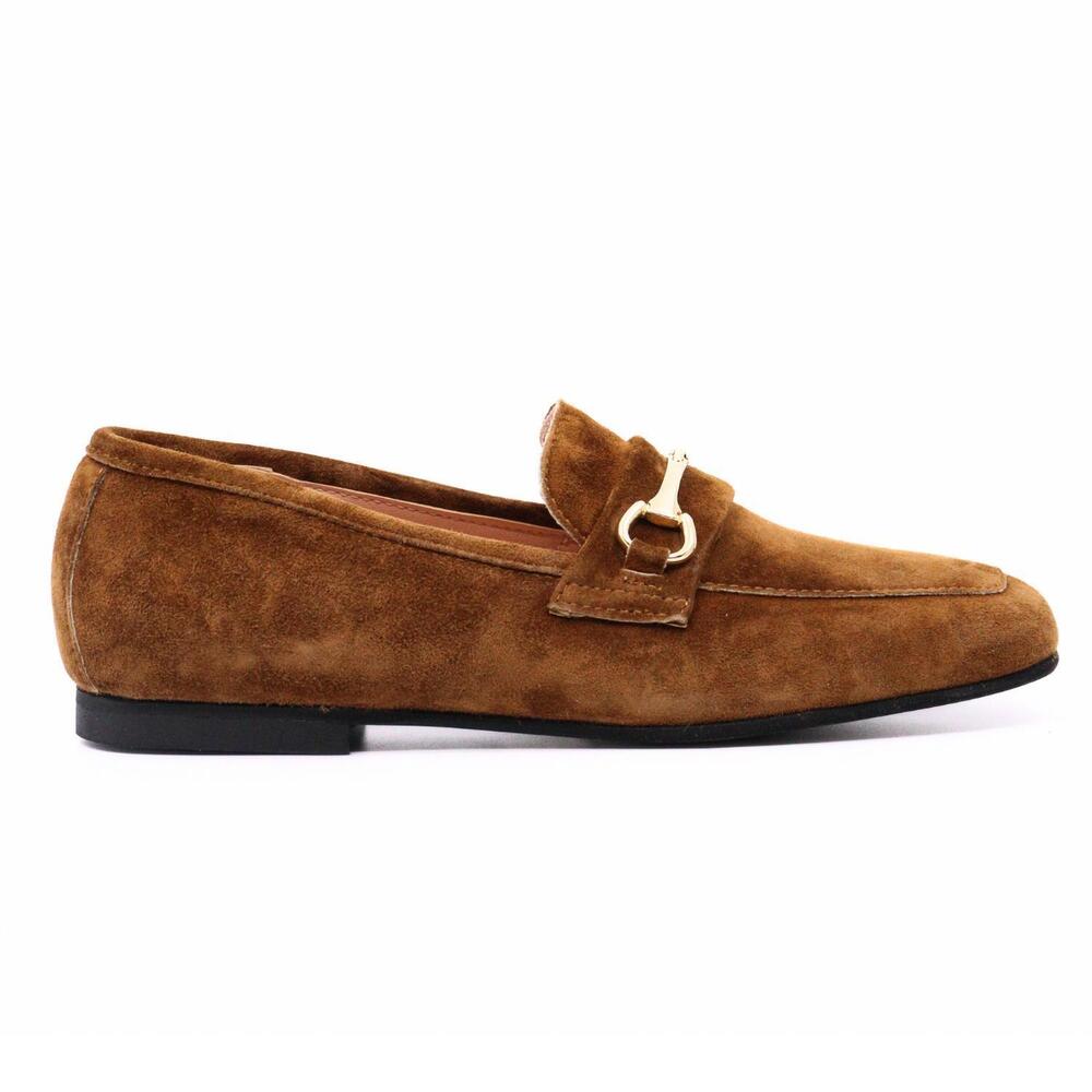 NEW ATELIERS women's cannes loafer in tan suede